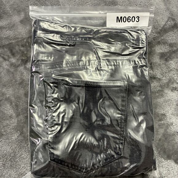 Diesel Jeans Mens 36x32 Black Buster Regular Slim Tapered 5 Pocket Stretch Denim - Picture 13 of 13